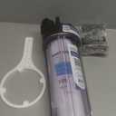 Sediment Water Filtration System with Clear 2.5X 10" Housing 3/4 "Ports, Removes Dirt, Sand, Silt and Rust