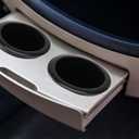 Angoily Sofa Cup Holder Insert for Recliner Chairs Spill-Resistant Plastic Replacement Cup Holder for Business Car Rv Truck and Home Use Easy Installation Black