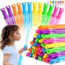 OCHIDO 84 Pcs Bubble Wand in 6 Colors, Bubble Wands Bulk for Kids Party Favors, Bubbles Party Favors for Summer Toys Gift, Indoor Outdoor Activity, Birthday Party, Wedding, Goodie Bags Stuffers