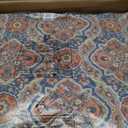 Arden Outdoor Foam Deep Seat Cushion Set, 24 in x 24 in, Weather-Proof, Rain-Proof, Fade Resistant Patio Cushion, Bottom and Back Cushion for Chair, Sofa, and Couch Global Vintage Medallion (1 Pack)