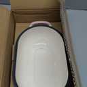 Enameled Cast Iron Sourdough Bread Oven, Dutch Oven, Loaf Cast Iron Bread Pan for Homemade Bread Baking, Meatloaf Pan with Lid, 5QT, Pink