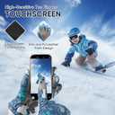 Kids Ski Snow Gloves Waterproof Winter Cold Weather Windproof Warm Snowboard Sport Mittens for Boys Girls (L(9-11T), Little monster)