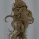 Long Blonde Costume Wig Wavy Synthetic Hair Women Roleplay Halloween Party