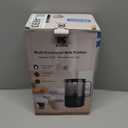 KIVRA Milk Frother and Steamer 350ml | 4 Mode cold foam maker for Hot and Cold Drinks | Durable Non Stick Milk Frother for Coffee Lovers – Includes 1x Whisk, Measuring Cup, String Bag & Brush