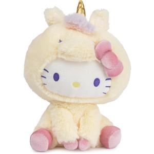 GUND Sanrio Hello Kitty Unicorn Plush Toy, Premium Stuffed Animal for Ages 1 and Up, Yellow, 6