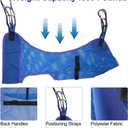 Universal Full Body Mesh Lift Sling with Commode Opening,Polyester Slings for Patient Lifts -Compatible with Hoyer, Invacare, McKesson, Drive, Lumex, Medline, Joerns (X-Large)
