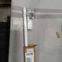 Ivilon Window Curtain Rod Decorative End Cap Design, 1 Inch Rod, 28 to 48 Inch. White