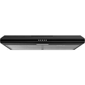 FIREGAS Black Under Cabinet Range Hood 30 Inch, Ducted/Ductless Convertible Vent Hood with 250 CFM, 3-Speed Fan, Energy-Efficient LED Lights for Kitchen Stove Ventilation