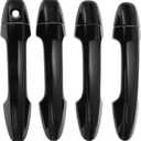 Motoforti Car Door Handle Cover Trim, Side Door Handle Cover, for Toyota RAV4 2013-2018, ABS Black 1 Set