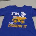 Kids Three 3yr 3rd Birthday Construction Boy 3 Years Old T-Shirt 3T