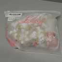 Lilosy Women Sexy Lace Up Floral Embroidered Teddy Lingerie Bodysuit Top Mesh Sheer One Piece (Small, White)