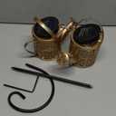 Merear Solar Watering Can Lights Outdoor with 8 Multi-Color Changing Modes, IP65 Waterproof Landscape Light Garden Decor, One Pole Two Lights Outside Decorations for Lawn, Backyard, Patio, Chrismas