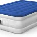 iDOO Air Mattress Full with Built in Pump, Inflatable Blow up Mattress Full for Home Camping and Guest