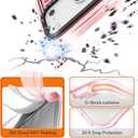 for iPhone 17 Pro Case Cute - Compatible with Magsafe - Military-Grade 20 ft Drop Protection Shockproof Phone Case - Funny Cassette Tape Design (6.9") Glitter Pink