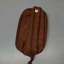 Abiudeng Large Makeup Bag for Women, Travel Makeup Organizer with Brush Holder, Dopp Kit Essentials, Waterproof Checkered Cosmetic Bag for Traveling, Multi Compartment, Cute, Spacious Capacity-Brown