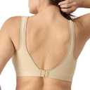 Bali Womens Comfort Revolution Wireless Bra, Seamless 2-ply Cups, Comfortflex Fit Bras, Nude, Medium US