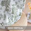 H.VERSAILTEX Blackout Curtains 96 Inch Length 2 Panels Set, Floral Print Drapes Farmhouse for Living Room, Grommet Room Darkening Curtains Vintage Boho Window Treatment(2 Panels, Sage)