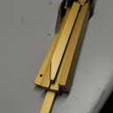 VISWIN Upgraded 63" Gold Wooden Easel Stand for Sign, Tripod Easel for Wedding Sign Stand, Welcome Board, Poster, Picture, Canvas Art Easel Floor with Tray for Display & Painting
