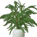 31 Inch Christmas Norfolk Pine Branches - Norfolk Stems Faux Christmas Greenery Stems, Artificial Pine Branches for Vases 2 Pcs