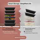 60 Pack 24 oz Plastic Meal Prep Containers with Lids,Microwave Safe | Disposable To Go Food Storage Boxes, Bento Lunch Boxes, Sturdy, Freezer, Dishwasher Safe, Stackable, Leak-proof