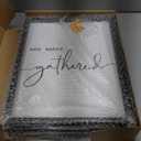 Houmury Set of 3 Framed Wall Art Memories Around the Table Farmhouse Wall Decor 11x14 Kitchen Wall Decor for Dining Room Decor Wood Signs (Black, 11 * 14")