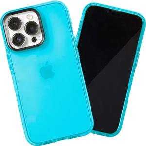 SteepLab Barrier Case for iPhone 13 Pro Max, Impact Absorbing 360 Degree Protection with Raised Bezel and Eye-Catching Colors (Brilliant Blue Sky)