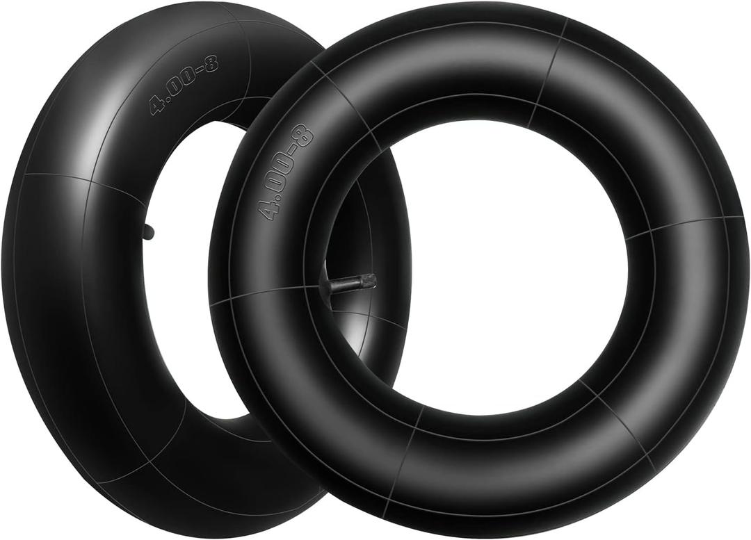 Improvedhand 4.80/4.00-8" Tire Inner Tube Heavy Duty Premium Replacement for Carts, Hand Truck, Wheelbarrows, Lawnmower, Trailers, Pack of 2