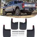 WildWell Mud Flaps for 2017-2025 Ford F250 F350 Super Duty w/Single Rear Wheels, Splash Guards Front & Rear Heavy-Duty Mud Flaps Guard for Trucks Set 4PCS (Without Fender Flares)