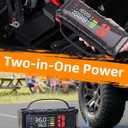 5000A Car Battery Jump Starter with Air Compressor 160PSI, Car Battery Charger 7.0L Gas/6.0L Diesel, Jumper Box for Car Battery with Tire Inflator & Power Bank& Jumper Cables, Father's Day