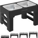 URPOWER Stainless Steel Dog Bowl 2 Pack for 2-in-1 Dog Bowl Set