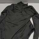 SHENHE Women's Faux Leather Bodysuit Lace Long Sleeve Mock Neck Mesh Body Suits Leotard (Black)