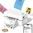 Bluetooth Thermal Label Printer, Wireless 4x6 Shipping Label Printers for Small Business, Compatible with Android&iOS and Windows, Address Label Printer for Amazon, Ebay, Shopify, Etsy, USPS
