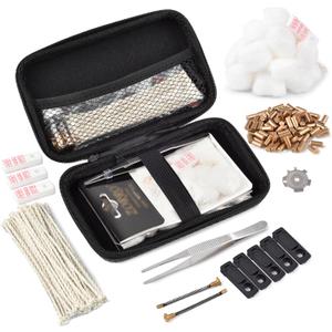 Lighter Repair Kit with Case, Vintage Lighter Repair Kit, Flint Screw Kit, Lighter Accessories Repair Kit Tools for Fluid Lighter, Petrol Lighter Repair and Maintenance Kit