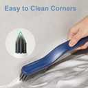 4 x Crevice Cleaning Brush,Spring Cleaning 0rganization Multifunctional Grout Cleaning Supplies, Cleaning Tools for Household, Kitchen, Bathroom, Window, Vehicle, Faucets, Toilet (Blue)