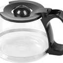 4-Cup Glass Carafe fits for Mr.Coffee,Universal Coffee Pot Machine Glass Carafe Decanter Replacement Accessory with Easy Pour Spout and Comfortable Grip Handle