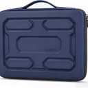 DOMISO 14 inch Laptop Sleeve with Handle Shockproof Computer Bag Waterproof EVA Protective Carrying Case for 14" ThinkPad E480/Yoga 920/13.5" Microsoft Surface Book/HP Pavilion 14 Stream 14,Dark Blue