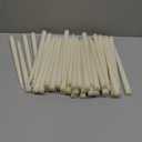 Funtery 48 Pcs Flameless LED Taper Candles Battery Operated Candles Bulk LED Candlesticks Flickering for Church Wedding Carnival Party Decorations(Ivory,Classic Style)