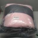 ANGIYUIN 5 Pieces Pink Twin Size Comforter Set for Girls Ruffled Kids Bed in A Bag with Sheet Sets Farmhouse Shabby Bedding Sets with Ruffle Soft Fluffy Bed Sets (Pink Twin)