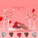 2 x Fruidles Happy Valentine's Milk Chocolate Hearts in Mesh Bag, Creamy Chocolaty Hearts, Holiday Treats, Individually Wrapped, Kosher Certified (6 Mesh Bags) (EXP 04/21/27)