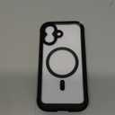 Miracase for iPhone 17 Case 6.3'', Full-Body Bumper Military Drop Protection Outdoor Phone case with Built-in Glass Screen &Camera Control,Easy Installation,No Gap,Compatible with MagSafe,Black