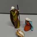 Comfy Hour 5" Holy Family Nativity Scene, Mary Joseph and Christ Child Religious Figurine, Traditional Christmas Manger Statue, Artisan Crafted Home Decor Accent, 1 Piece