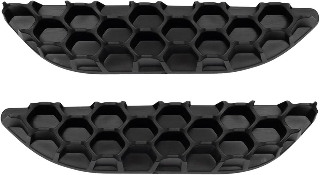 TRQ Rear Bumper Insert Set Compatible with 2014-2021 Jeep Grand Cherokee CH1138100 CH1139100