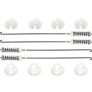 WTW4800XQ4 ATW4675YQ1 NTW4600YQ1 RTW4640YQ1 Washer Suspension Rod Kit 4PCS (23.6in)-Compatible with Whirl-pool A-mana Ken-more Ro-per ATW4675YQ1, ATW4675YQ0, NTW4650YQ0, NTW4630YQ0, NTW4501XQ0 by TOMOON