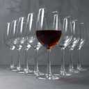 C CREST Durable and Stylish 11.2oz Red Wine Glassware - Set of 12 - Classic Design for Party and Wedding