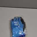 toolant Waterproof Winter Work Gloves for Men and Women, ANSI A4 Cut Resistant Freezer Gloves for Outdoor Cold Weather (Small, Blue)