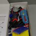 Rocket Shooting Games Toys with Rotating Target 2 Toy Guns 20 Foam Darts Kids Outdoor Toys for Boys Age 5 6 7 8 9 10+ Year Old Carnival Games Compatible with Nerf Guns (Multi-colored)