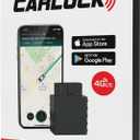 CARLOCK Anti Theft Car Device - Real Time 4G Car Tracker & Car Alarm System. Comes with Device & Phone App. Tracks Your Car in Real Time & Notifies You Immediately of Suspicious Behavior. OBD Plug & Play