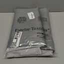 Estelar Textiler Grayish White and Grey Blackout Curtains for Living Room, Ombre Thermal Insulated Noise Reducing Blackout Drapes for Bedroom, Full Room Darkening Grommet Curtains, 52Wx63L, 2 Panels