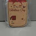 Valentines Day Cards for Kids School, 50 Pack Mason Jar Valentine Gift with Treat Bags, Funny Valentine Classroom Exchange Cards for Boys Girls Class Classroom Party Favors Friends(Candy Not Included)