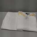 Mens Long African 2 Piece Set Nigerian Dashiki Metallic Traditional Suit Gold Stamp Printed Shirt and Pants Outfit (X-Large, White)